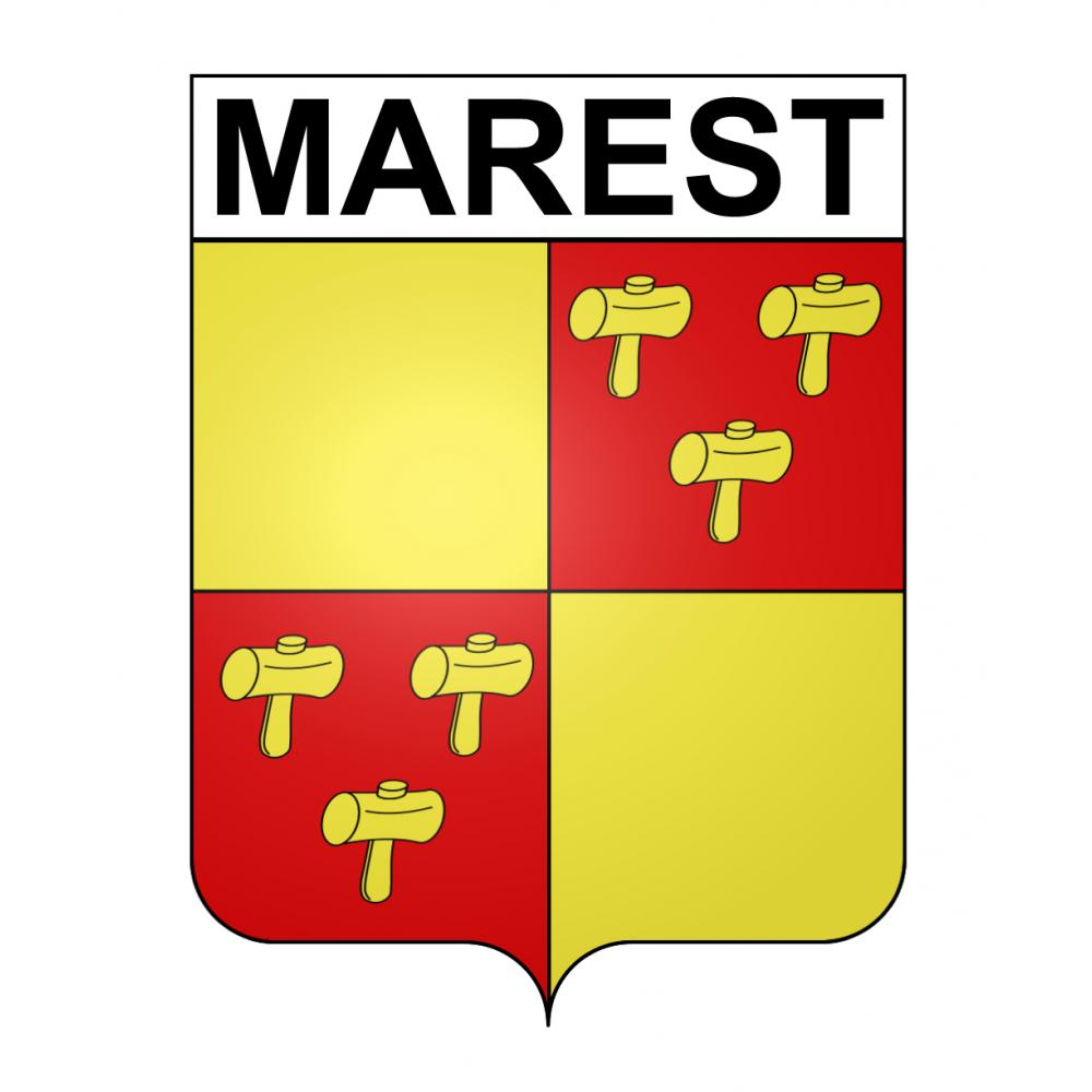 Marest Sticker wappen, gelsenkirchen, augsburg, klebender aufkleber