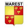 Marest Sticker wappen, gelsenkirchen, augsburg, klebender aufkleber