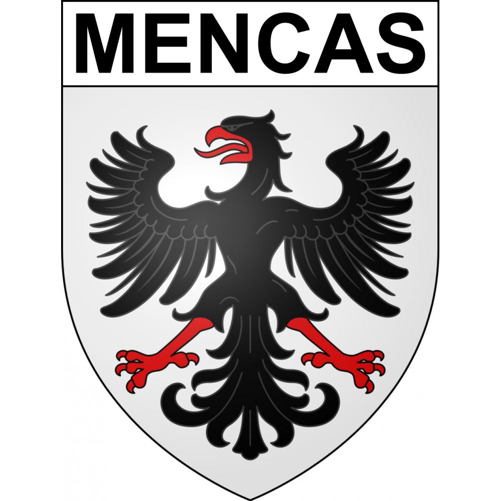 Stickers coat of arms Mencas adhesive sticker
