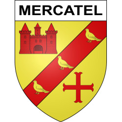 Stickers coat of arms Mercatel adhesive sticker