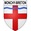 Monchy-Breton 62 ville sticker blason écusson autocollant adhésif