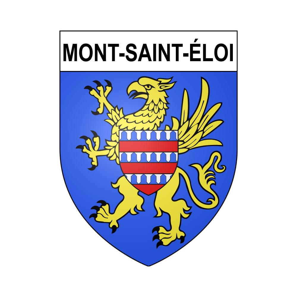 Stickers coat of arms Mont-Saint-Éloi adhesive sticker