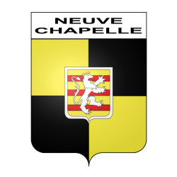 Neuve-Chapelle Sticker wappen, gelsenkirchen, augsburg, klebender aufkleber