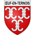 Œuf-en-Ternois Sticker wappen, gelsenkirchen, augsburg, klebender aufkleber
