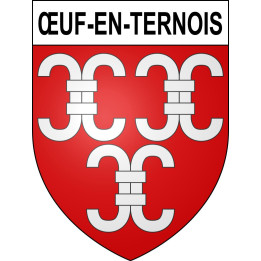 Stickers coat of arms Œuf-en-Ternois adhesive sticker