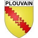 Plouvain Sticker wappen, gelsenkirchen, augsburg, klebender aufkleber