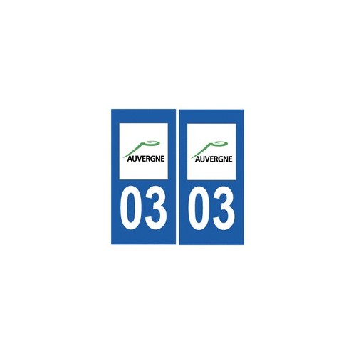 03 Allier autocollant plaque