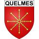 Quelmes 62 ville sticker blason écusson autocollant adhésif