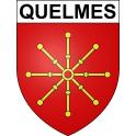 Quelmes 62 ville sticker blason écusson autocollant adhésif