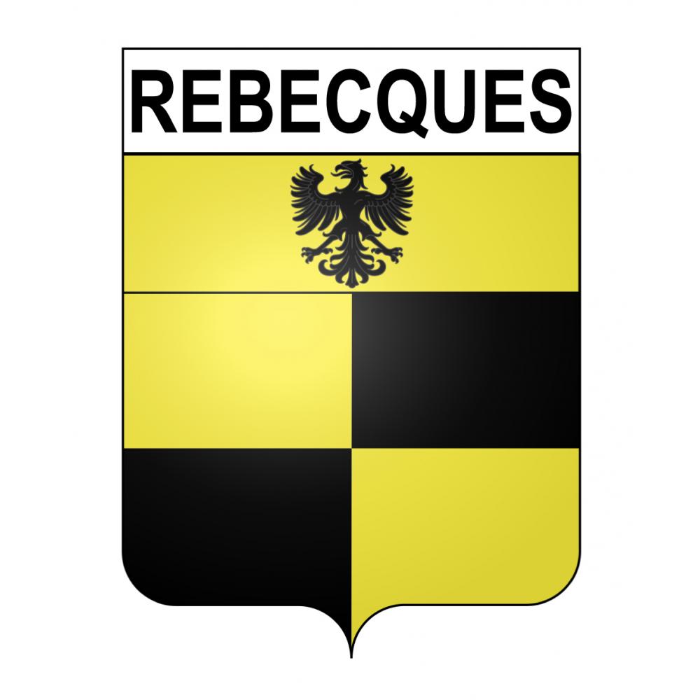 Adesivi stemma Rebecques adesivo