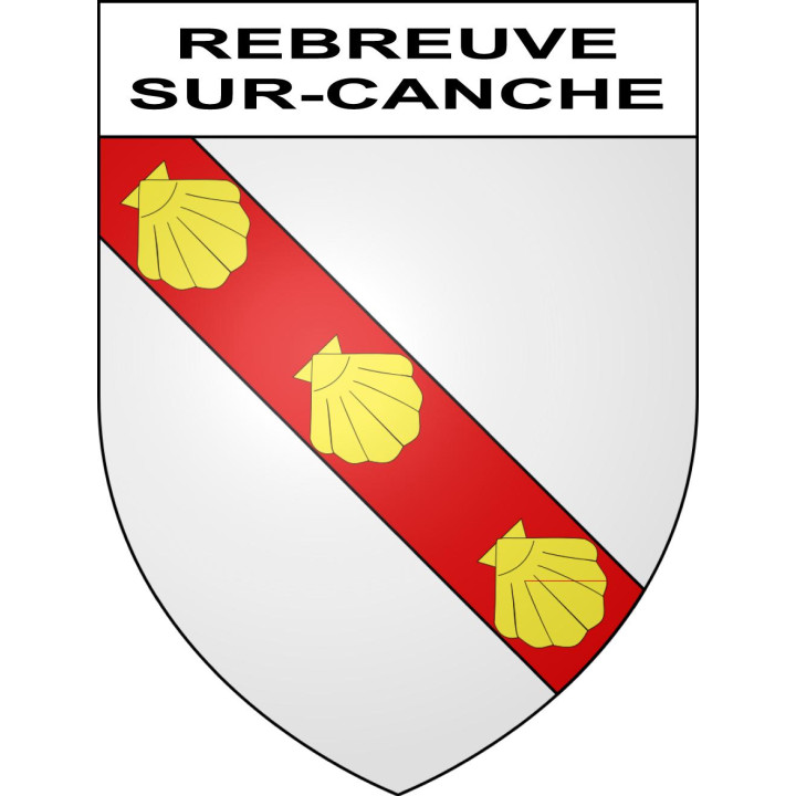 Stickers coat of arms Rebreuve-sur-Canche adhesive sticker