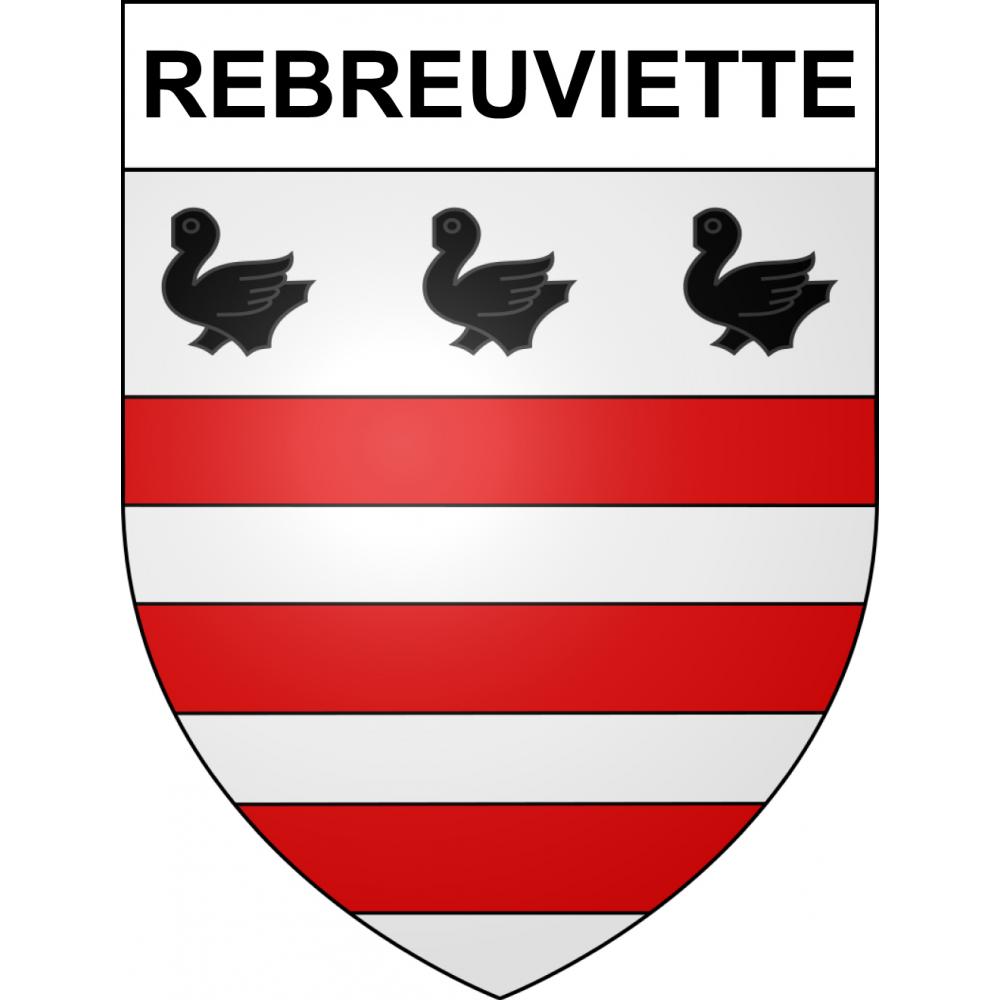 Rebreuviette 62 ville sticker blason écusson autocollant adhésif