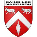 Sains-lès-Marquion 62 ville sticker blason écusson autocollant adhésif