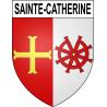 Sainte-Catherine Sticker wappen, gelsenkirchen, augsburg, klebender aufkleber
