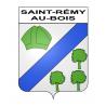 Saint-Rémy-au-Bois 62 ville sticker blason écusson autocollant adhésif