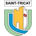 Saint-Tricat Sticker wappen, gelsenkirchen, augsburg, klebender aufkleber