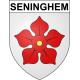 Seninghem Sticker wappen, gelsenkirchen, augsburg, klebender aufkleber