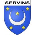 Servins 62 ville sticker blason écusson autocollant adhésif