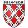 Sus-Saint-Léger Sticker wappen, gelsenkirchen, augsburg, klebender aufkleber