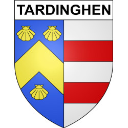 Tardinghen Sticker wappen, gelsenkirchen, augsburg, klebender aufkleber