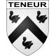 Teneur 62 ville sticker blason écusson autocollant adhésif