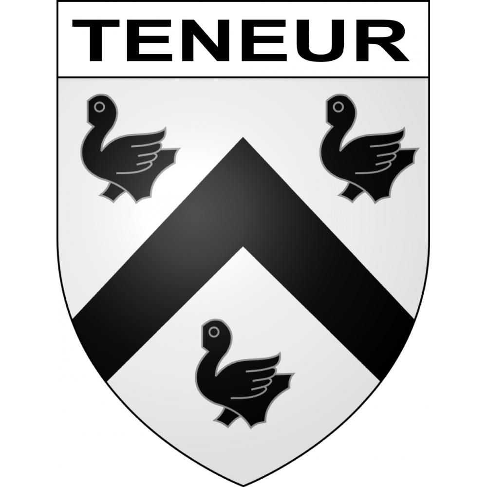 Teneur 62 ville sticker blason écusson autocollant adhésif