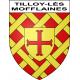 Pegatinas escudo de armas de Tilloy-lès-Mofflaines adhesivo de la etiqueta engomada