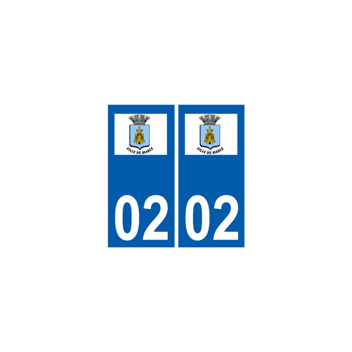 02 Nogent-l'Artaud ville autocollant plaque sticker