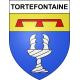 Tortefontaine 62 ville sticker blason écusson autocollant adhésif