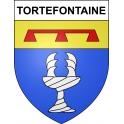 Stickers coat of arms Tortefontaine adhesive sticker
