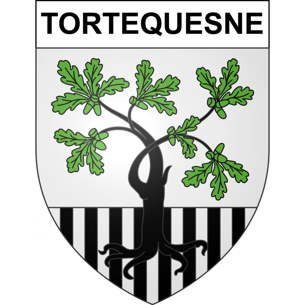 Adesivi stemma Tortequesne adesivo