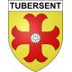 Pegatinas escudo de armas de Tubersent adhesivo de la etiqueta engomada