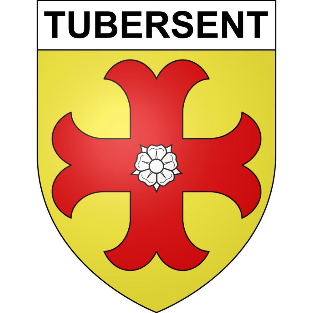 Tubersent 62 ville sticker blason écusson autocollant adhésif