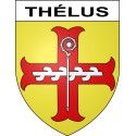 Stickers coat of arms Thélus adhesive sticker