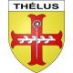 Thélus 62 ville sticker blason écusson autocollant adhésif