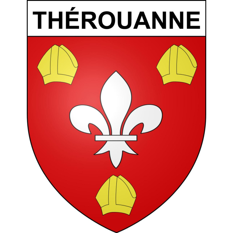 Thérouanne Sticker wappen, gelsenkirchen, augsburg, klebender aufkleber