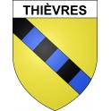 Pegatinas escudo de armas de Thièvres adhesivo de la etiqueta engomada