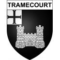 Pegatinas escudo de armas de Tramecourt adhesivo de la etiqueta engomada