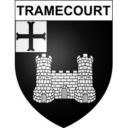Stickers coat of arms Tramecourt adhesive sticker