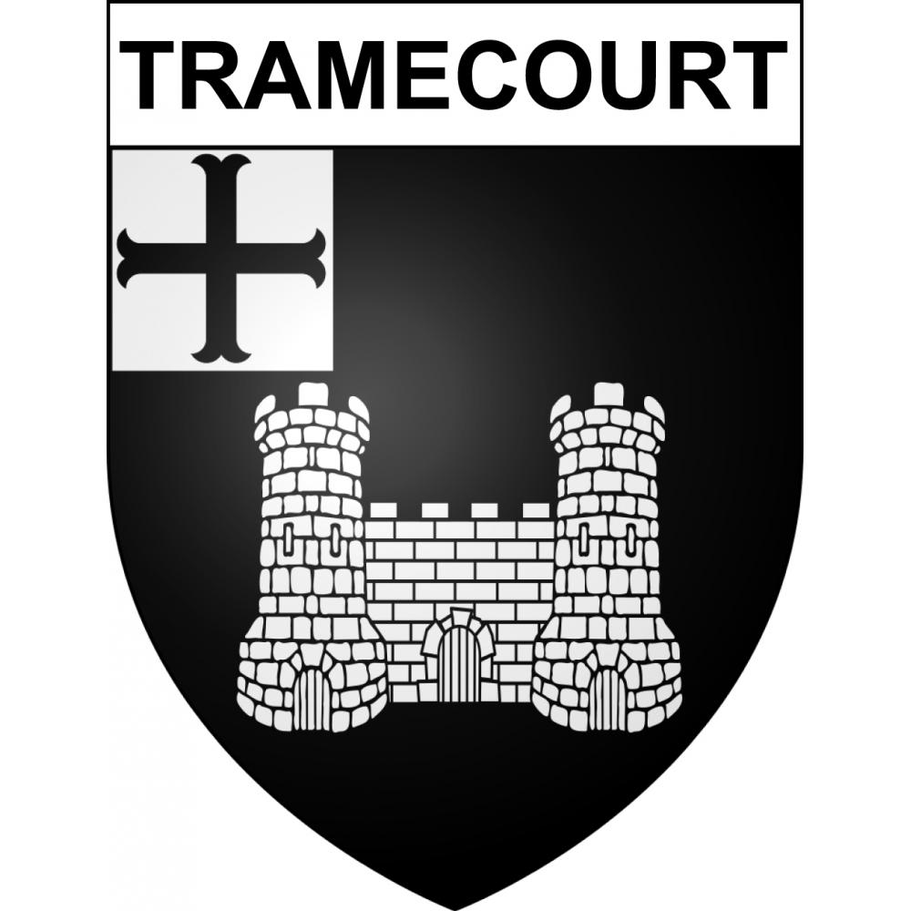 Stickers coat of arms Tramecourt adhesive sticker