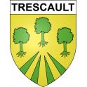 Stickers coat of arms Trescault adhesive sticker