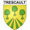 Stickers coat of arms Trescault adhesive sticker