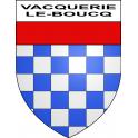 Stickers coat of arms Vacquerie-le-Boucq adhesive sticker