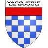 Vacquerie-le-Boucq Sticker wappen, gelsenkirchen, augsburg, klebender aufkleber