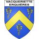 Vacqueriette-Erquières 62 ville sticker blason écusson autocollant adhésif