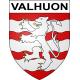 Stickers coat of arms Valhuon adhesive sticker