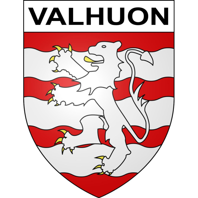 Valhuon 62 ville sticker blason écusson autocollant adhésif