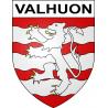 Valhuon 62 ville sticker blason écusson autocollant adhésif