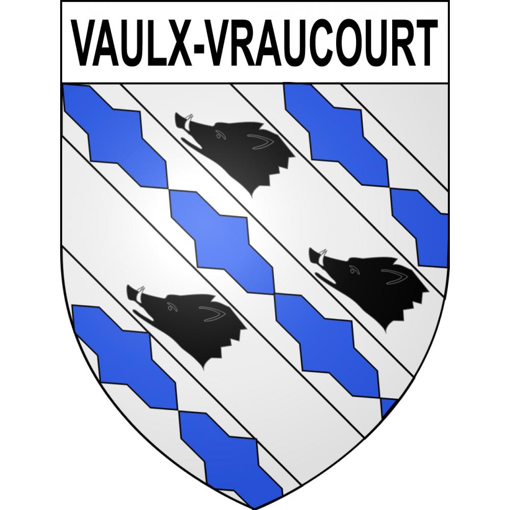 Vaulx-Vraucourt 62 ville sticker blason écusson autocollant adhésif