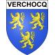 Stickers coat of arms Verchocq adhesive sticker